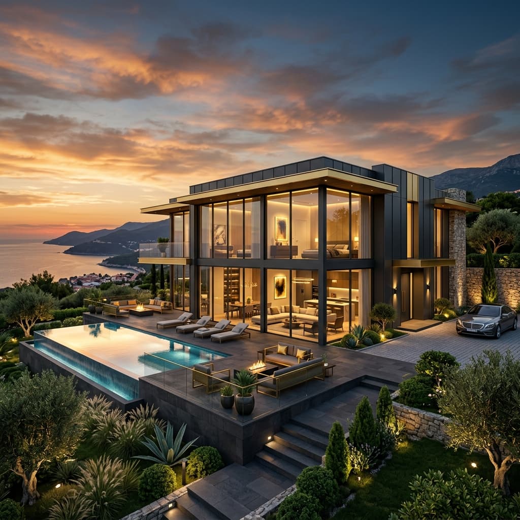 Craft My Space Luxury Villa Architectural Rendering